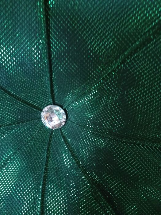 Zielone poduszki Lurex