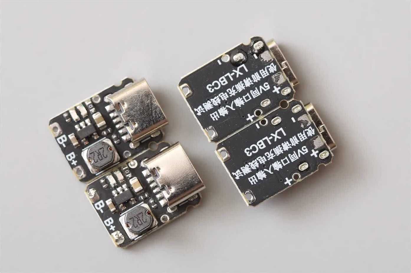 USB-Type C контроллер заряда мини Li-Ion 18650 с защитой и выходом 5V