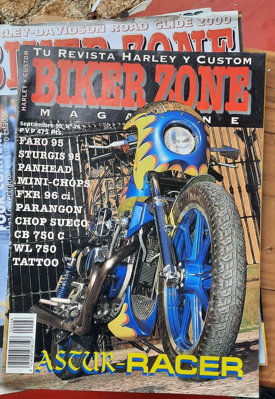 Lote de revistas Biker Zone custom chopper