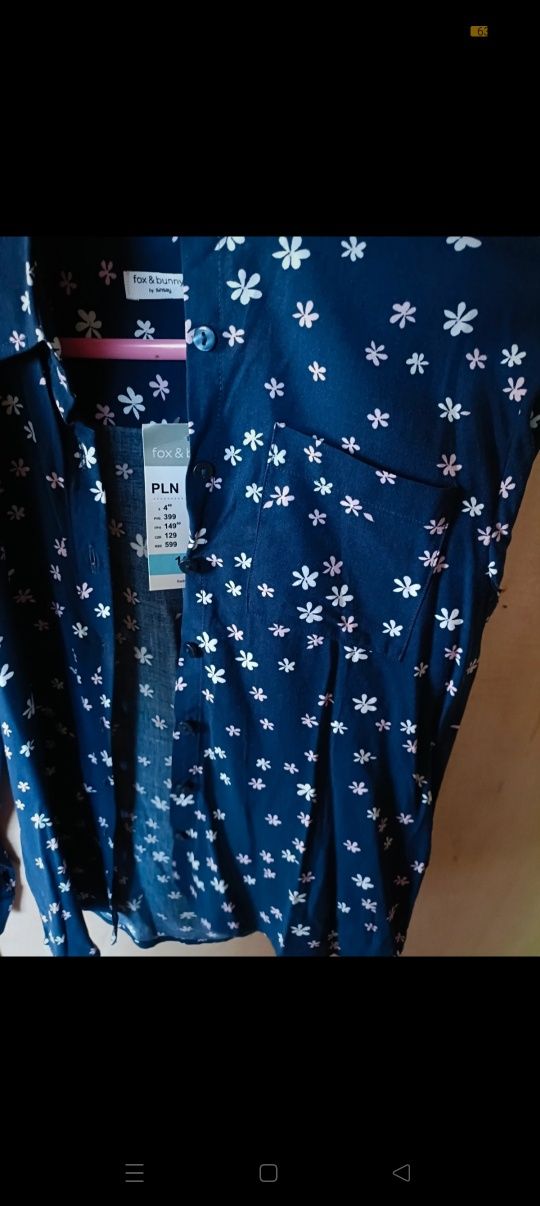 Koszula w kwiatki Sinsay