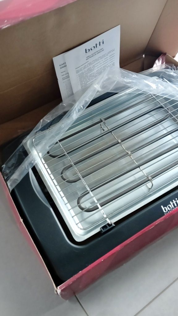 NOWY GRILL elektryczny BOTTI Electronic JA 802T