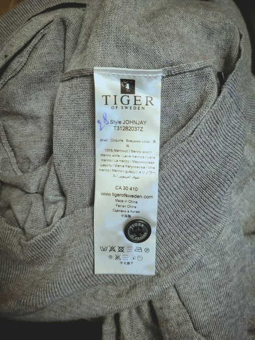 Sweter 100% merino Tiger of Sweden