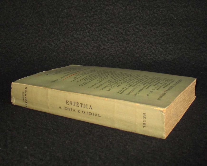 Livro Estética A Idea e o Ideal Hegel