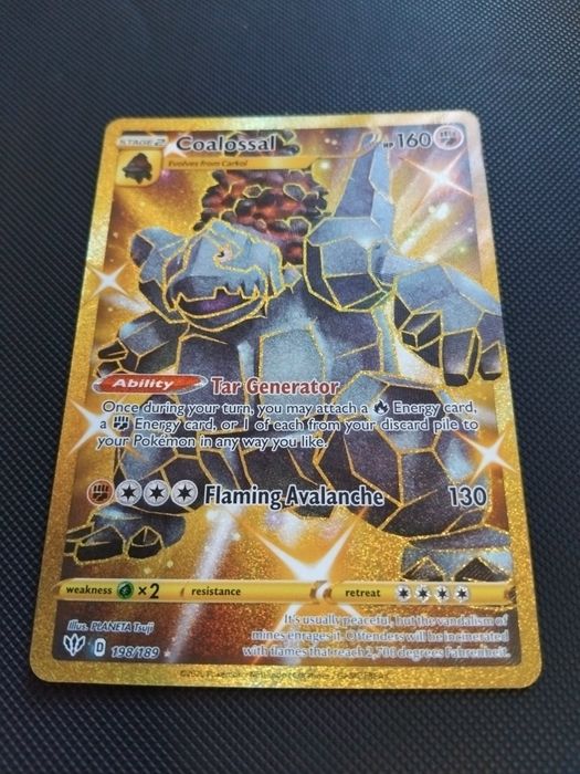 Coalossal Darkness Ablaze Gold