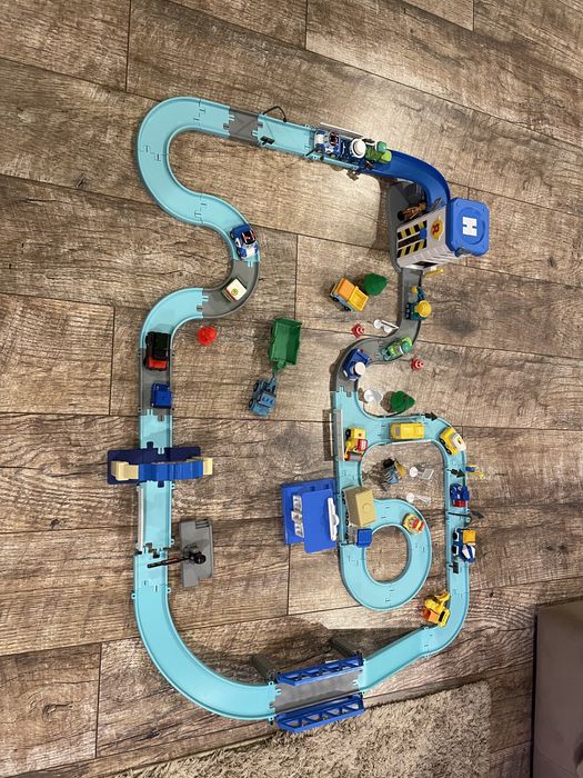 Робокары полли и другие Silverlit трансформеры дорога трек