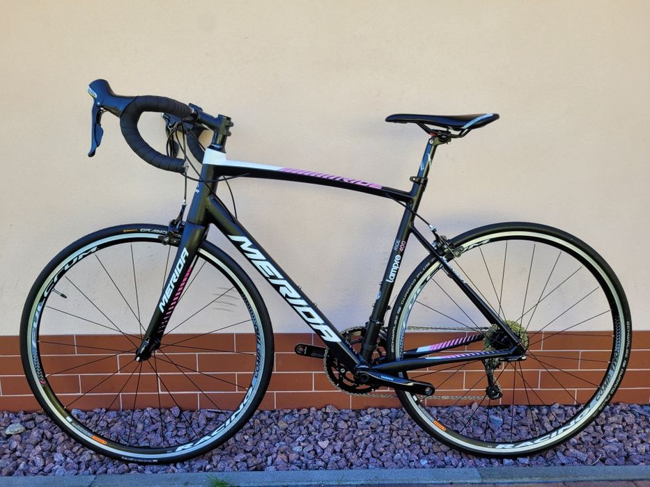 Rower szosowy MERIDA RIDE 400 LAMPRE * Shimano 105 2x11 * Fulcrum *M/L