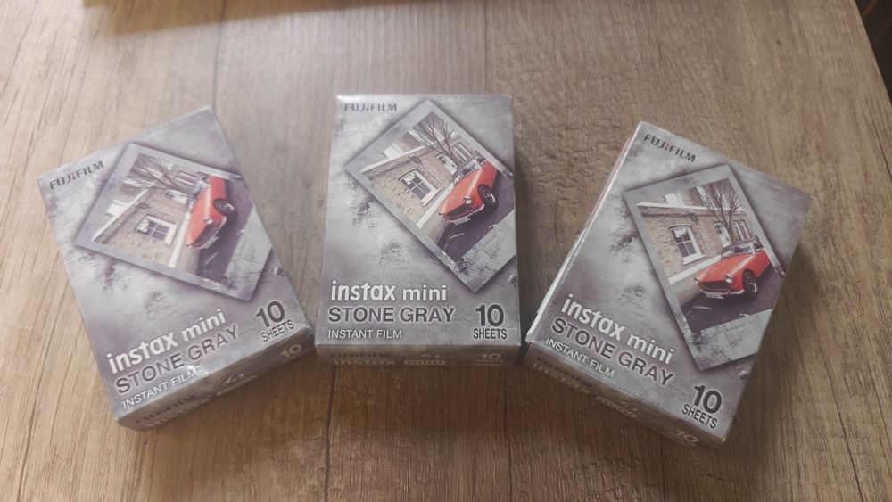 Wkład film Instax mini Stone Grey kolorowe - możliwe 3 szt.