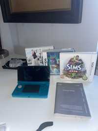 Nintendo 3ds + 3 gry