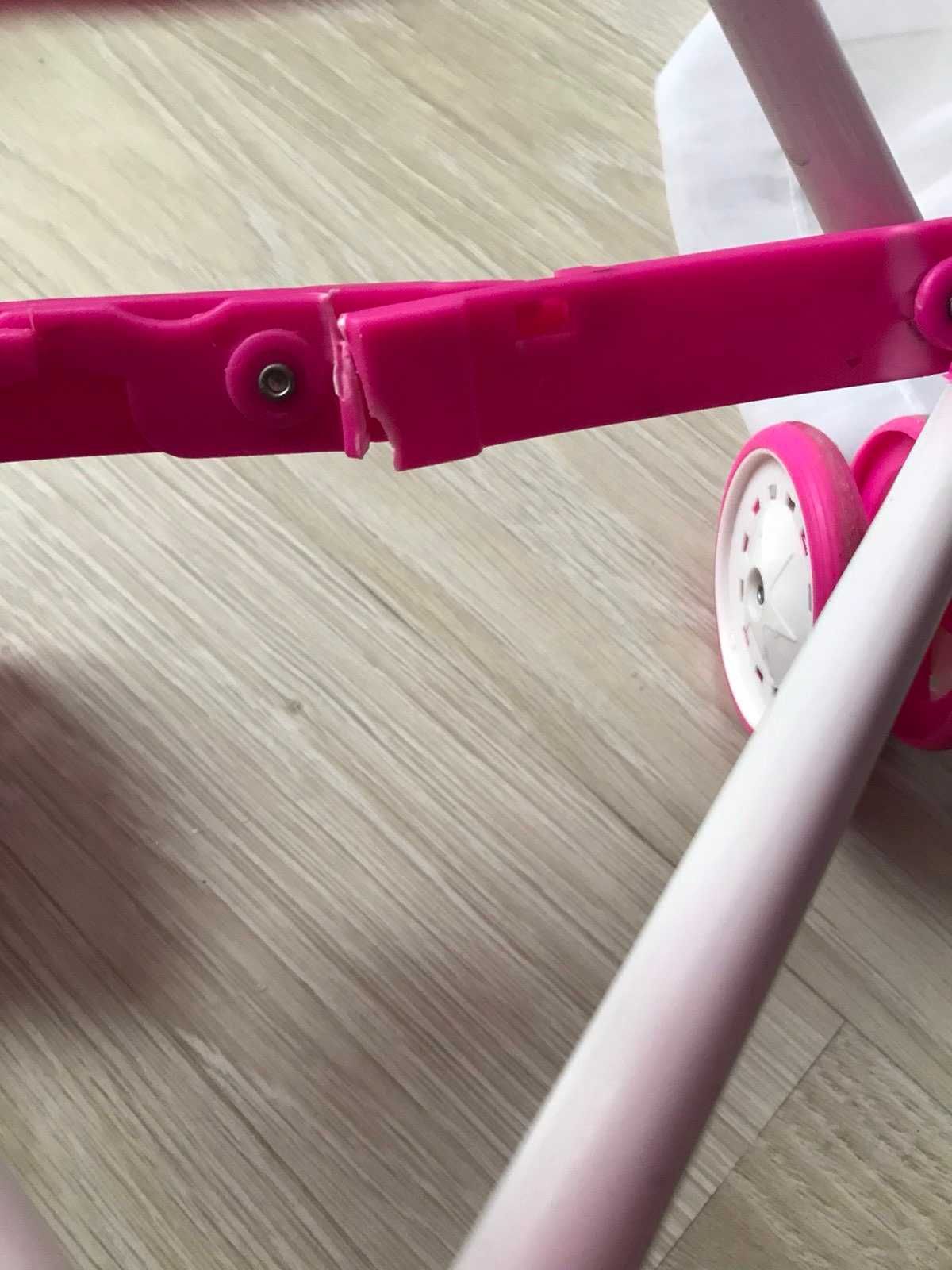 Іграшкова коляска для ляльок Disney Принцеси рожева
