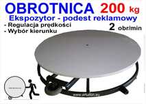Platforma Obrotowa-Video filmowanie-Obrotnica-200 kg z rolką