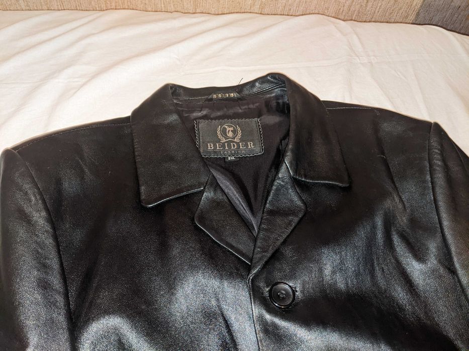 Пиджак мужской кожаный 52