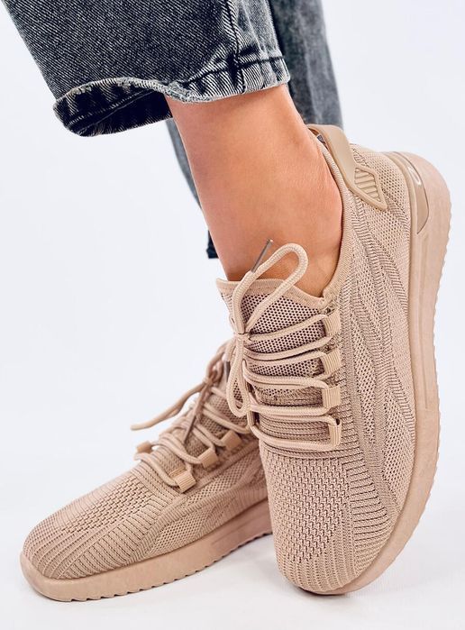 Buty Sportowe Skarpetkowe Guelfi Khaki