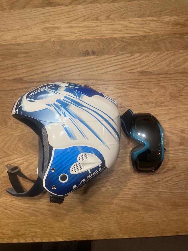 Kask narciarski plus gogle