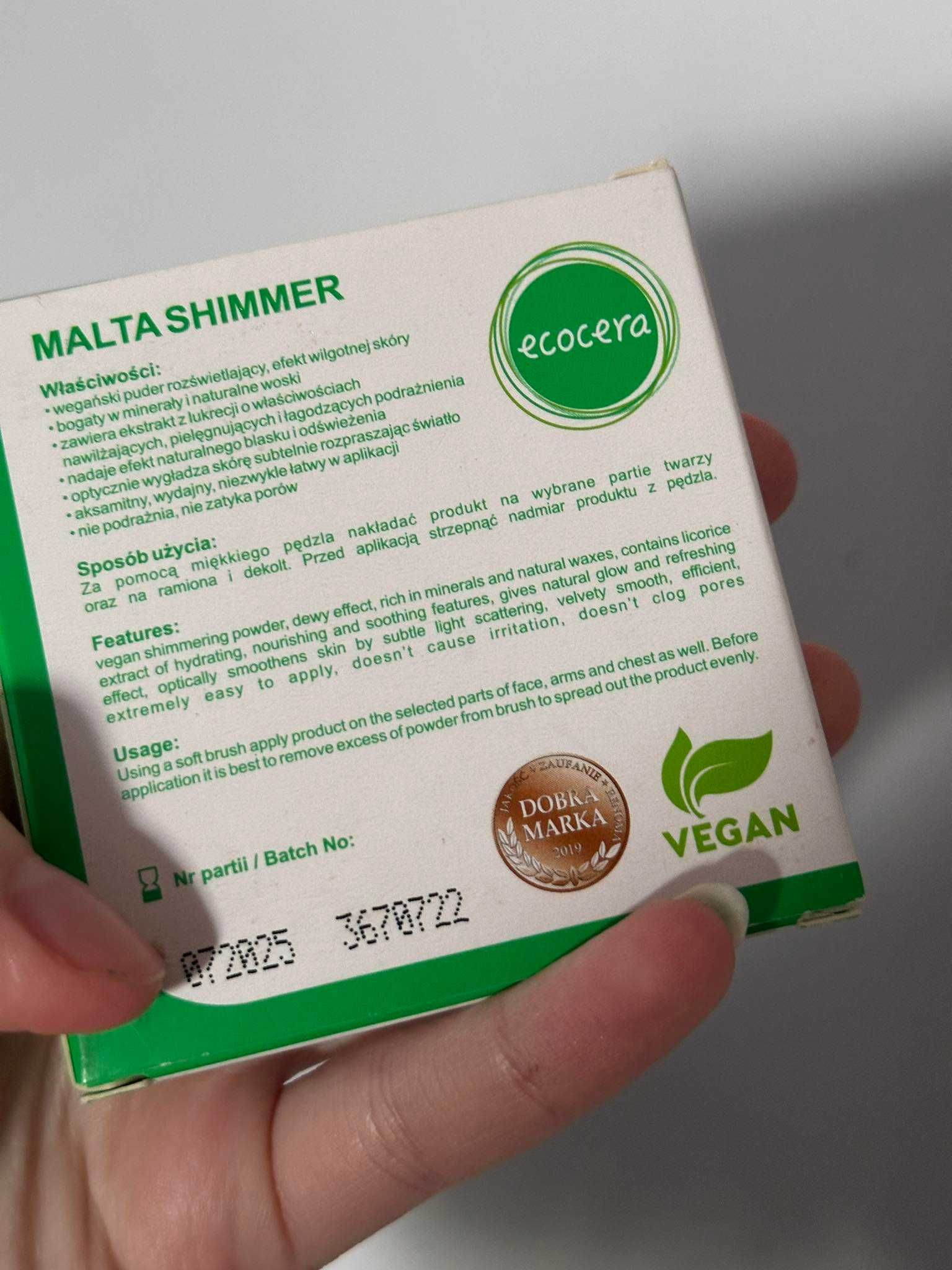 Rozświetlacz Ecocera Malta shimmer