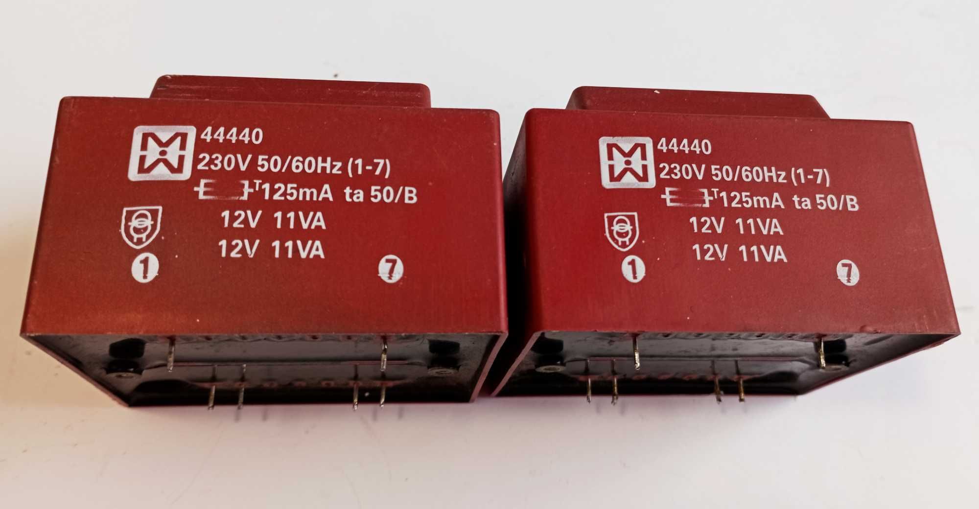 Трансформатор MYRRA 44440 для монтажу на плату 2*12V 22VA 230 V