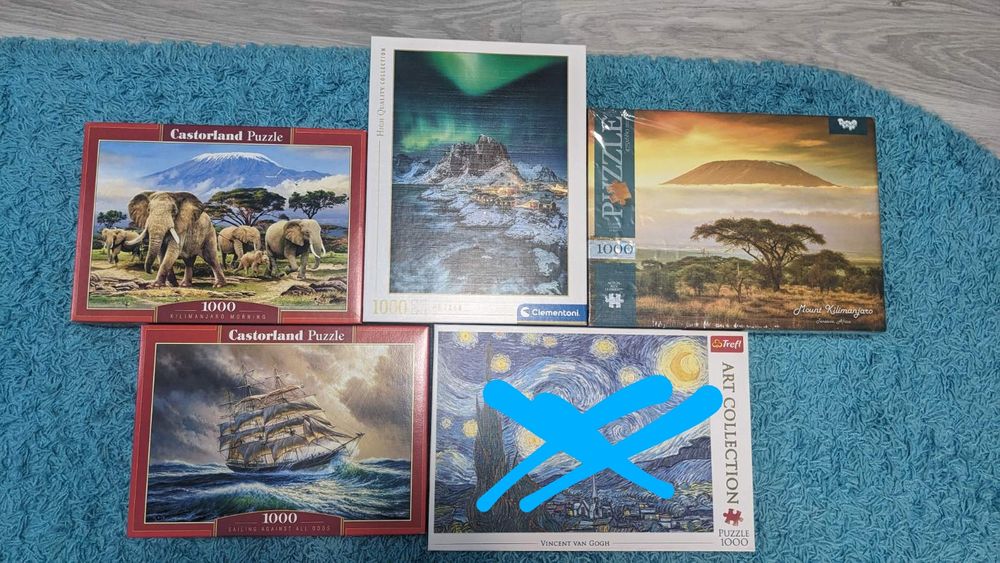 Пазли на 1000 гарна якість