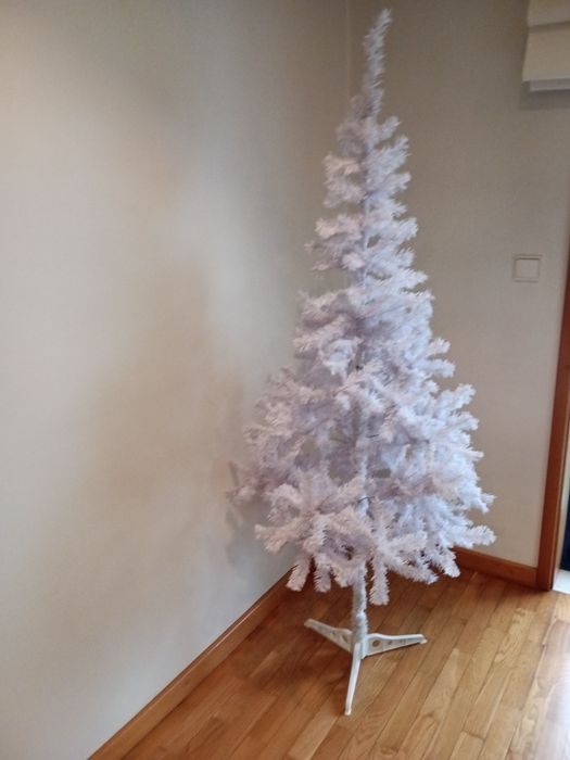 Árvore de natal branca com 1,80m