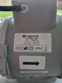 Wentylator kanałowy VENTS TT PRO 125 z filtrem