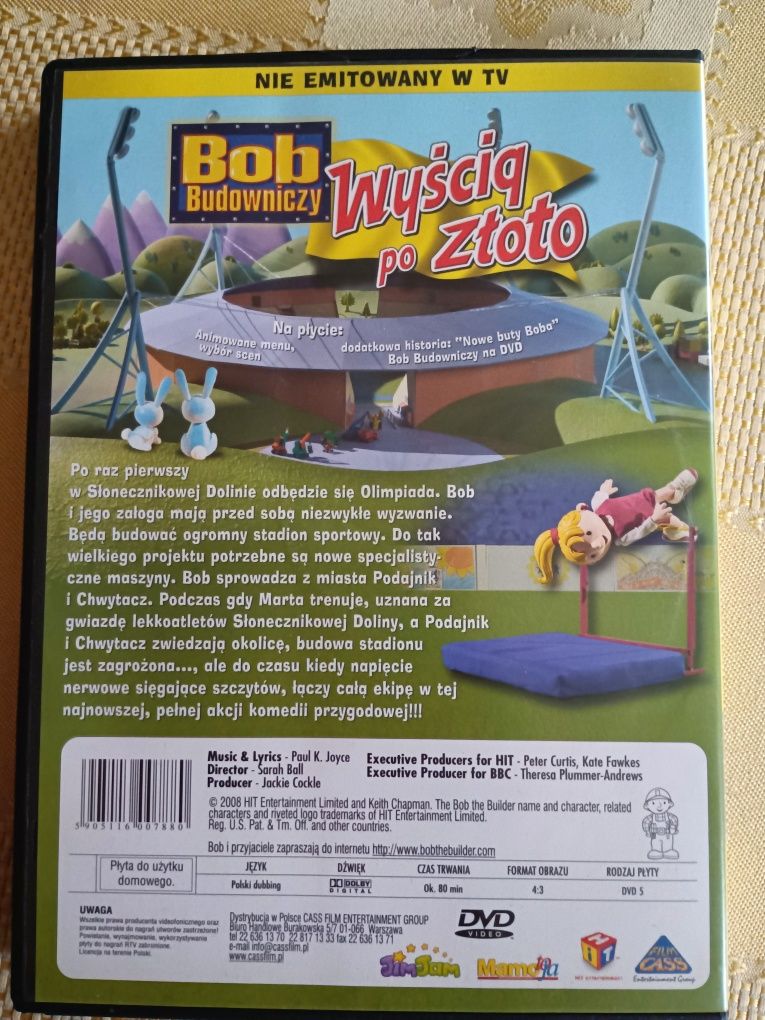 DVD Bob Budowniczy Wyścig po zloto