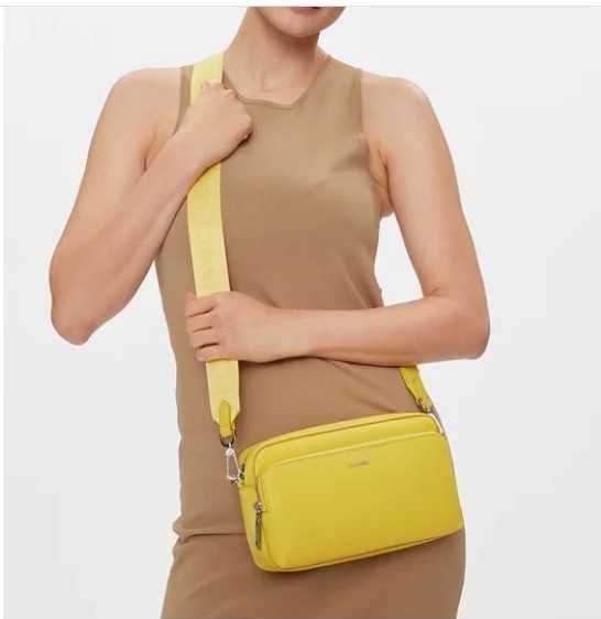 Torebka Calvin Klein - camera bag zółta