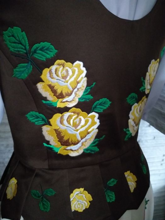 Gorset " różyczki"