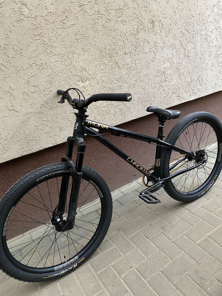 chromag monk + pike dj (rama + amortyzator) chromag rock shox widelec