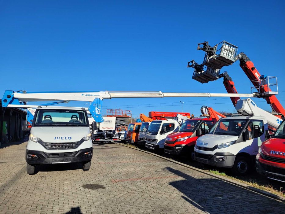 iveco zwyżka podnośnik koszowy 27 m multitel cmc tb260 socage renault