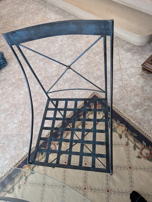 Mesa de jantar de vidro