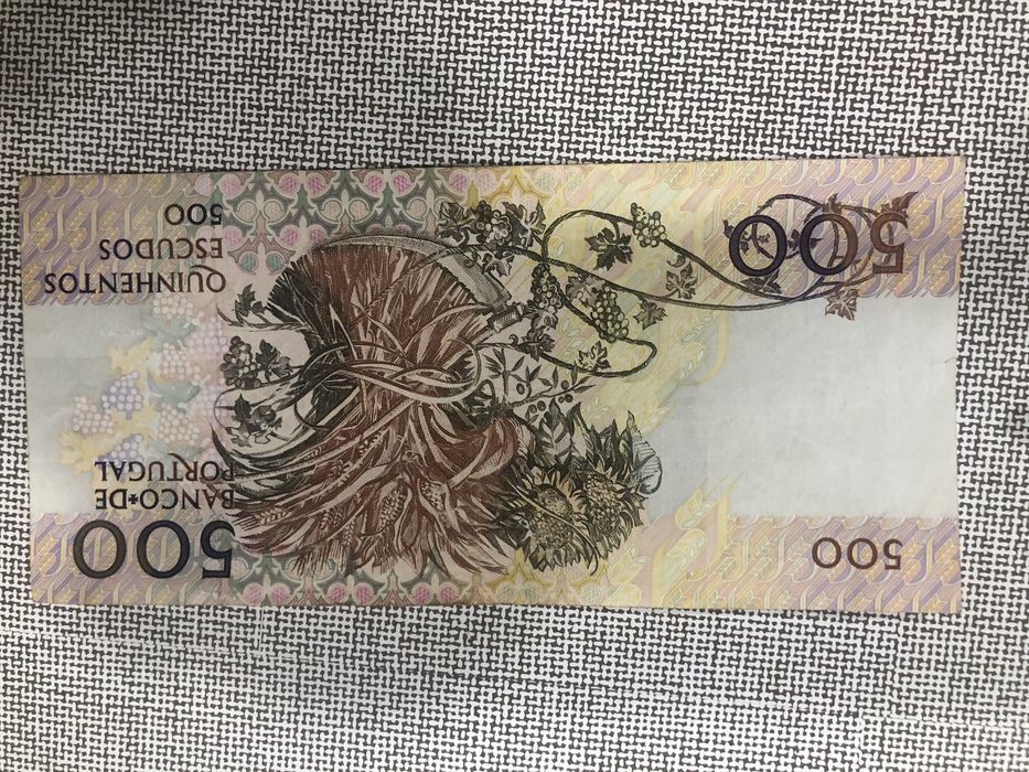 4 Notas de 500 escudos