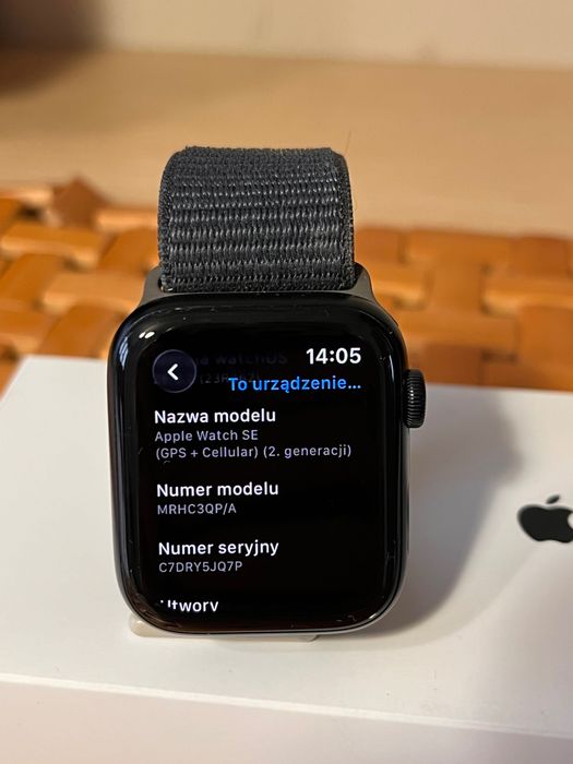 Apple Watch SE2 GPS + Cellular 44mm Aluminium - Północ / Stan idealny