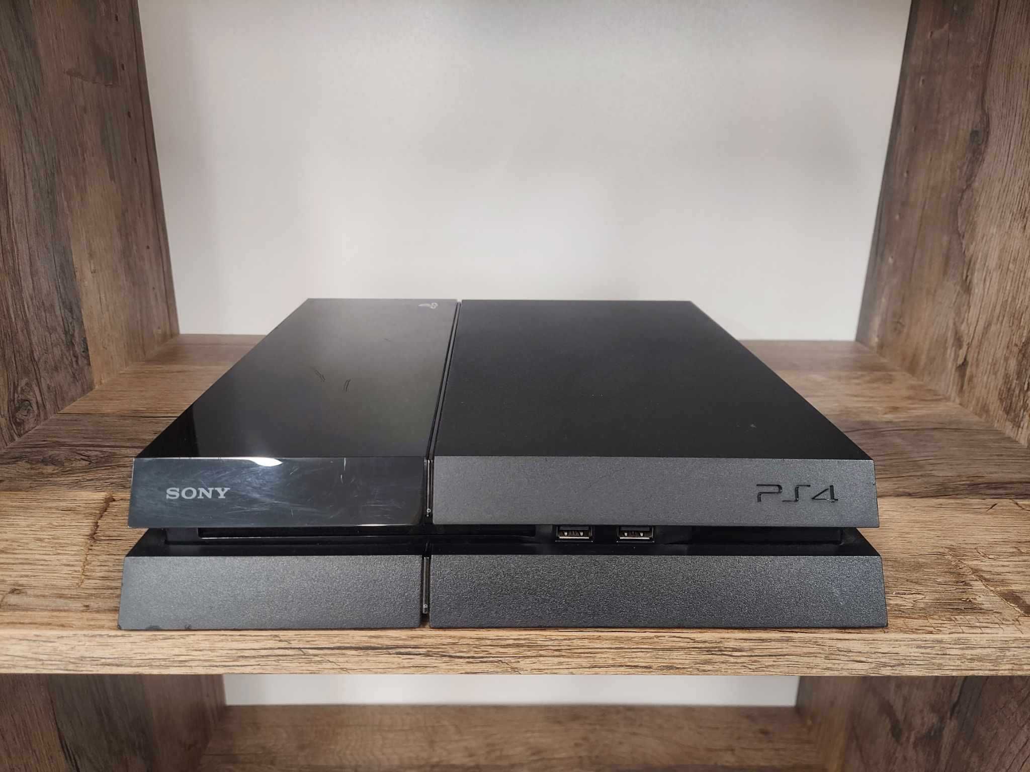 Konsola Sony PS4 FAT CUH-1003A 512GB SSD czarna stan bdb gwarancja