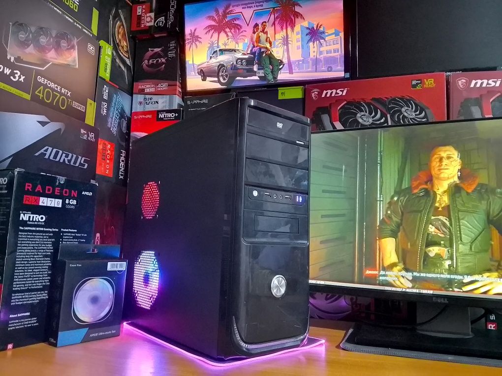Видеокарта 8 гб,intel i7.Игровой системный блок,пк,компьютер