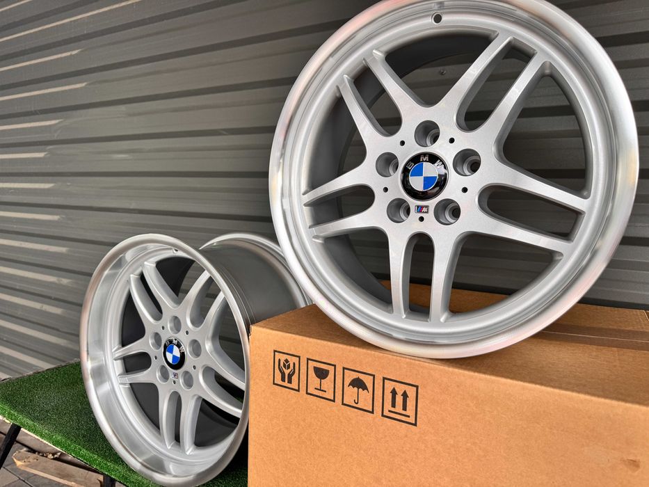 Різноширокі R18 5x120 BMW E38 E34 E39 5 7 37 M Style стиль титани бмв