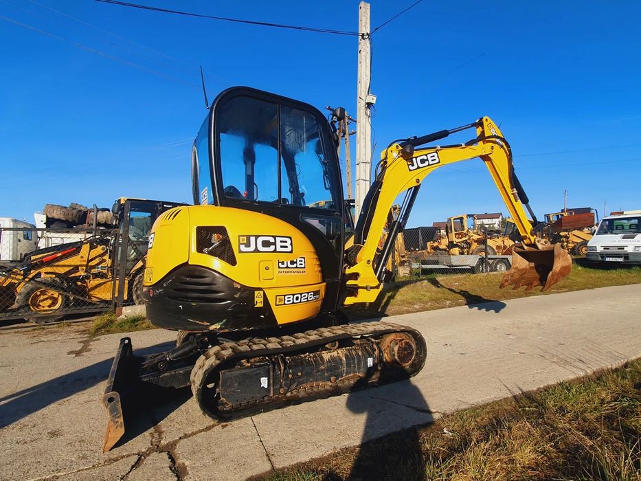 JCB 8026 CTS* MINIKOPARKA JCB 8026 CTS** NISKI PRZEBIEG** PIERWSZY WŁAŚCICIEL** 1 900 MTH** FINANSOWANIE** LEASING* ZAMIANA* SKUP*  Minikoparka JCB 8026 CTS** SUPER STAN**