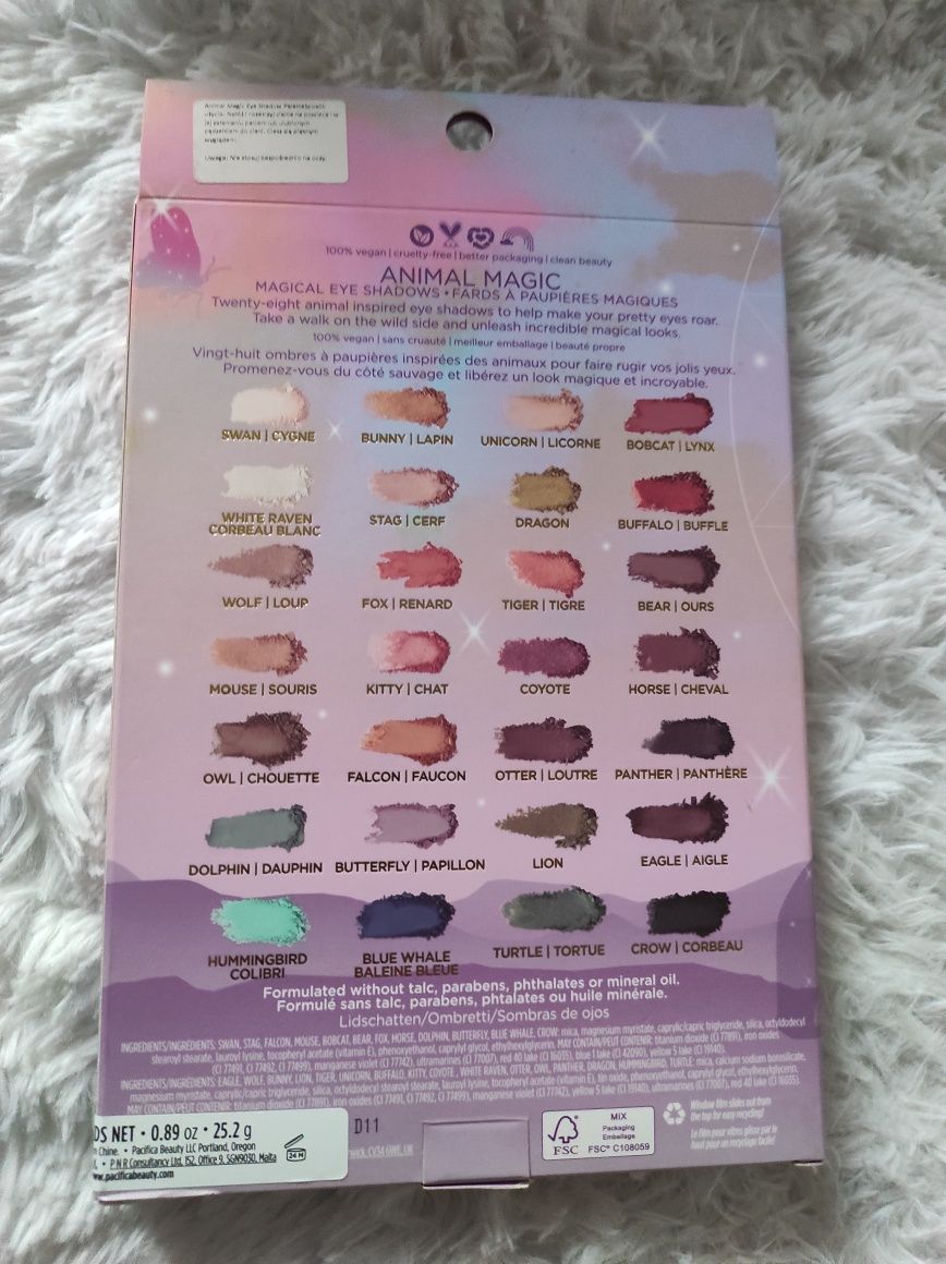 Paleta cieni Pacifica Animal Magic