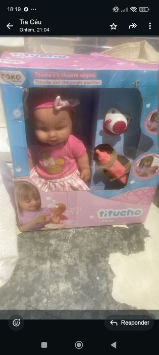 Boneca Titucho chucha mágica