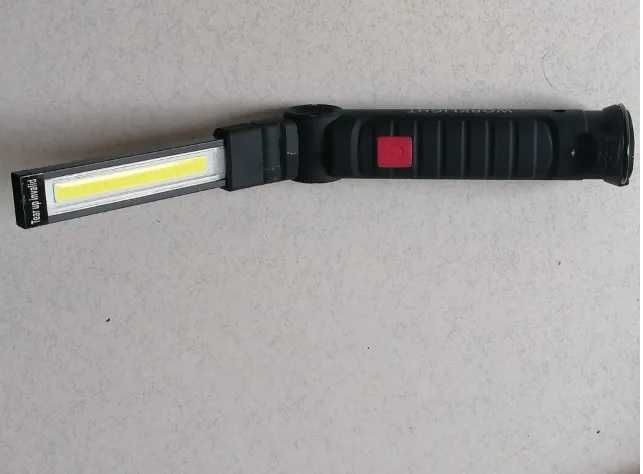 Фонарик складной  "WorkLight" - Cob + Led  на аккумуляторе 18650