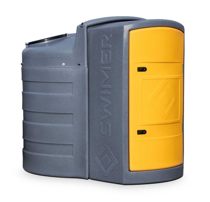 zbiornik do oleju napędowego SWIMER  2500 litrów z dużą szafą !