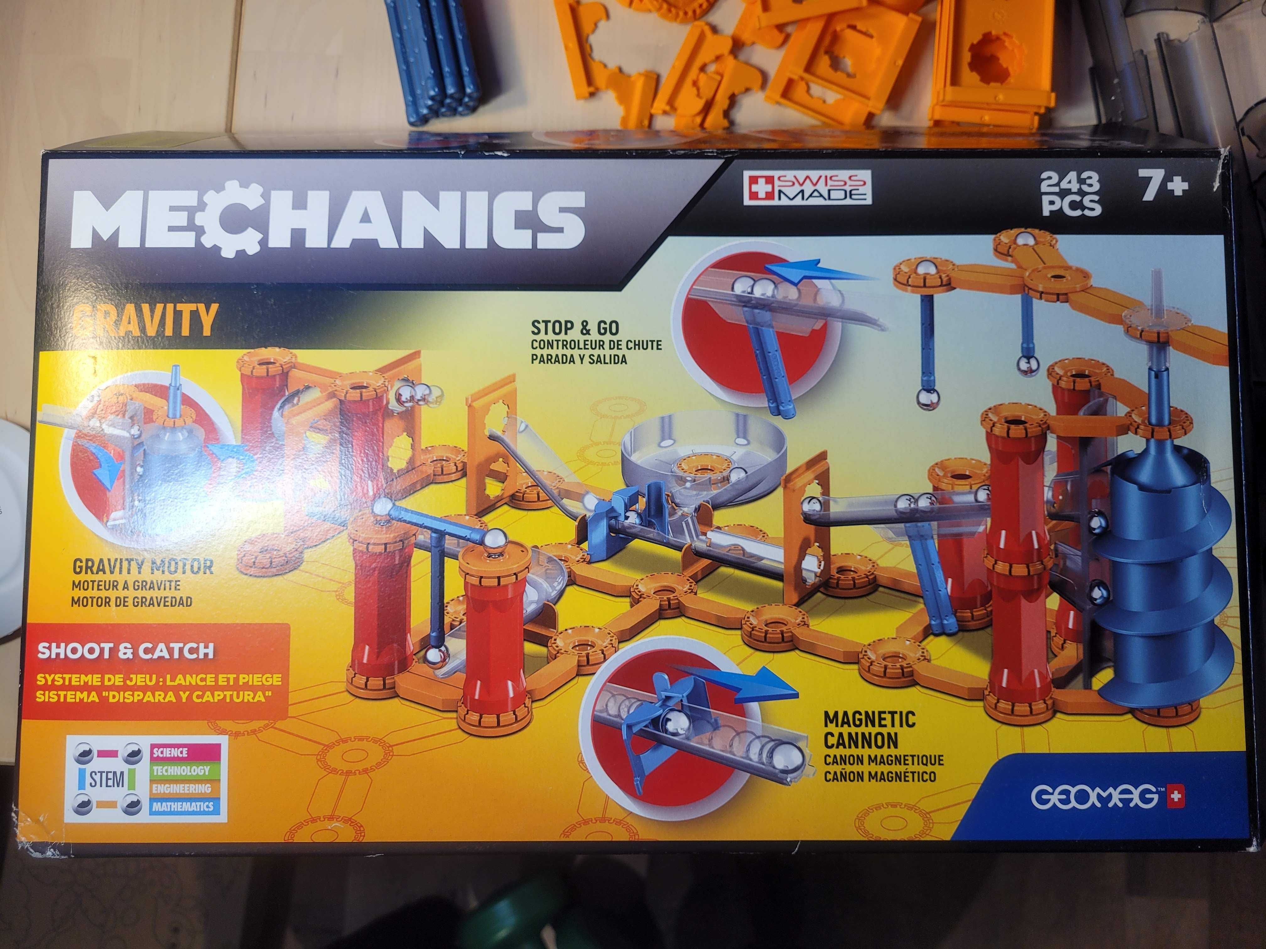 Klocki magnetyczne Geomag Mechanics Gravity - 243 el. Komplet GEO-774