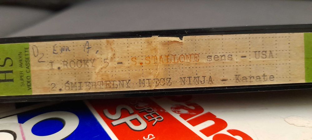 Kaseta VHS ROCKY 5 i  Dariusz  Michalczewski - unikatowa walka