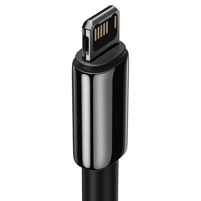 Kabel Baseus Tungsten USB - Lightning 2,4A, 1M - Czarny