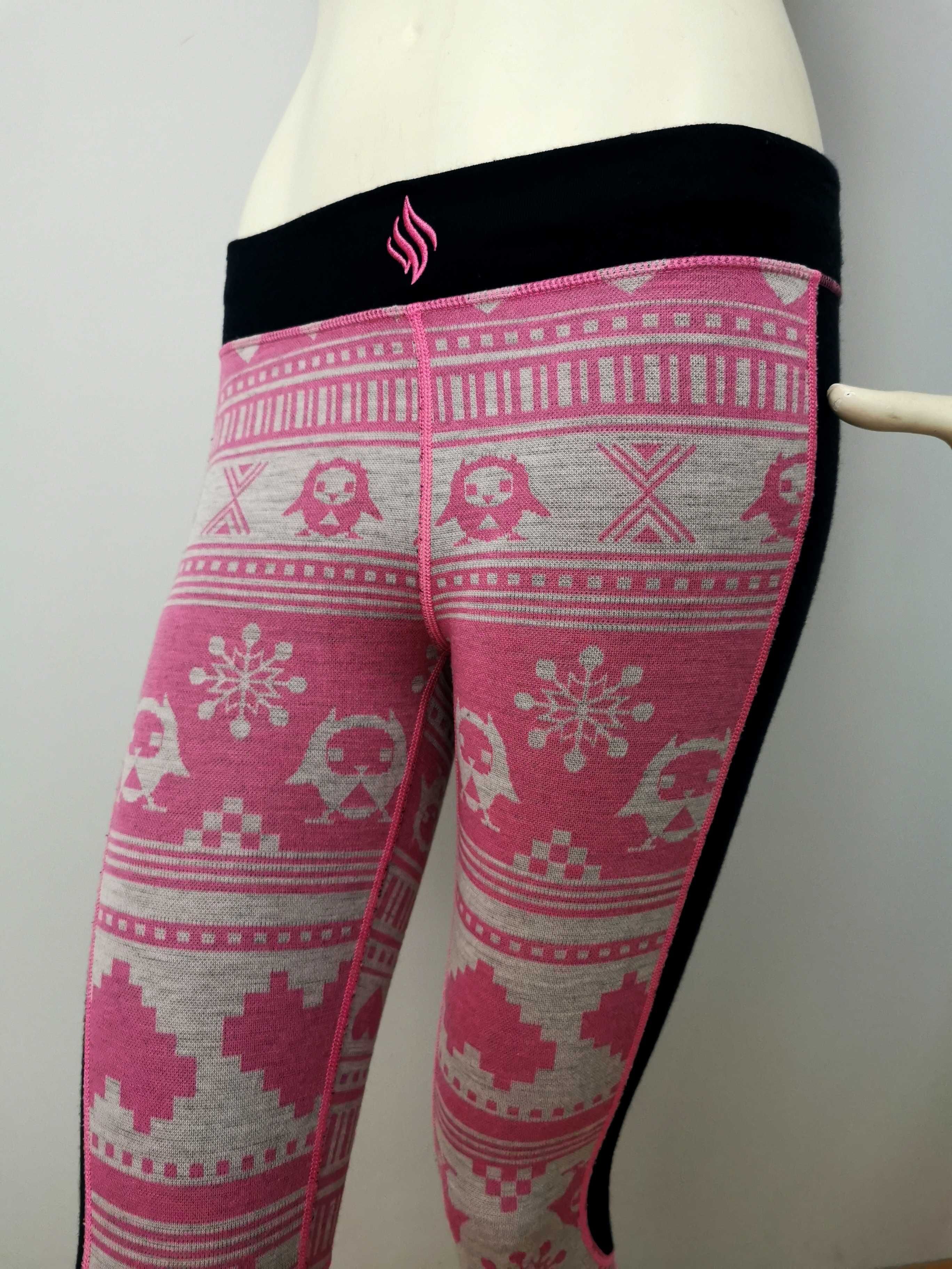 We Are Fit - Cudne Damskie Legginsy Wełna Merino XS Nowe !!!
