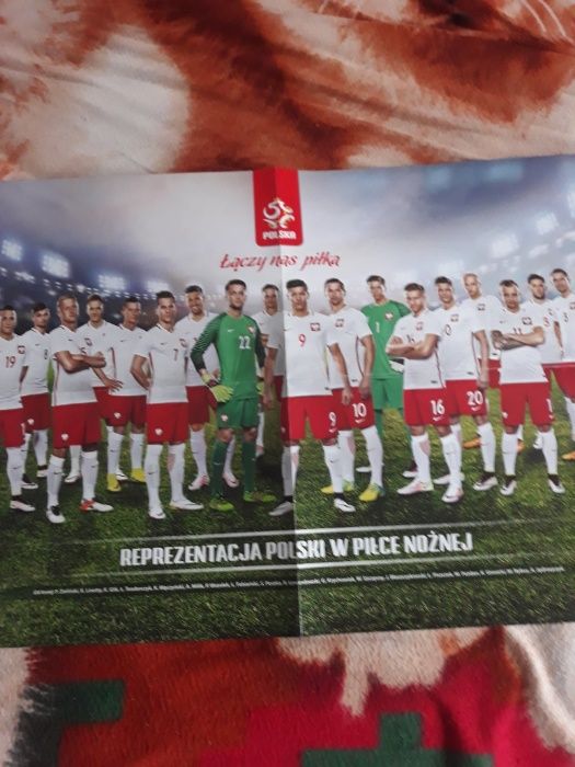 Plakat piłkarzy sprzedam