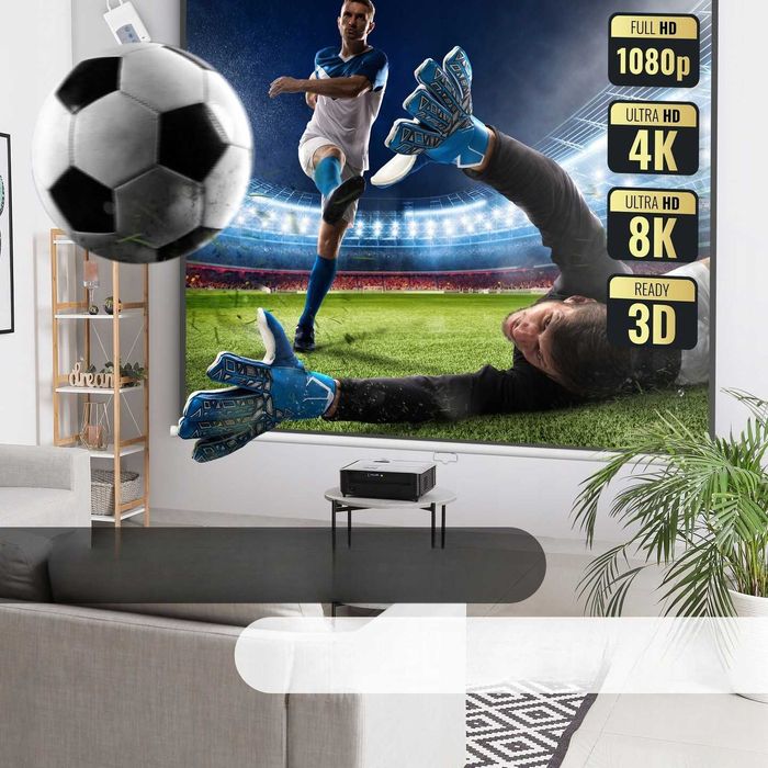 EKRAN Projekcyjny JAGO 113" projektora 203 x 203 cm