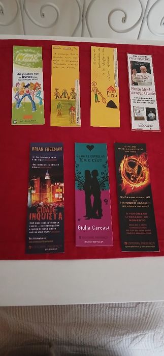 Marcadores de livros, novos