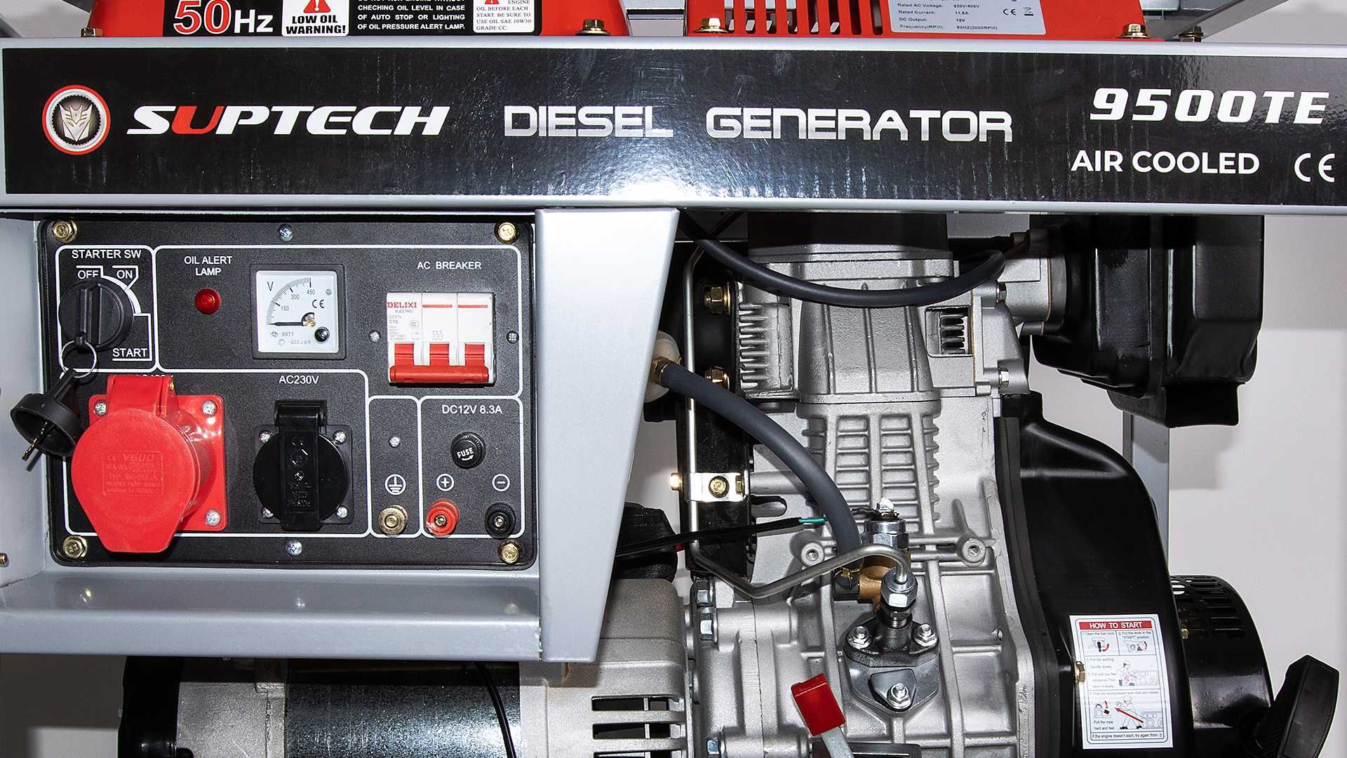 Дизель-генератор SUPTECH 9500TE (трехфазный)