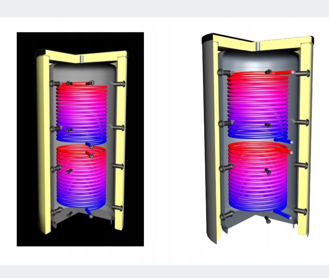 Bufor 1000 litrów 2 wężownice