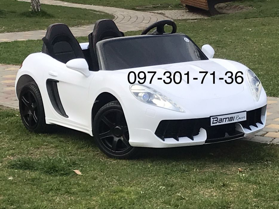 Детский электромобиль порш 4055 двухместный