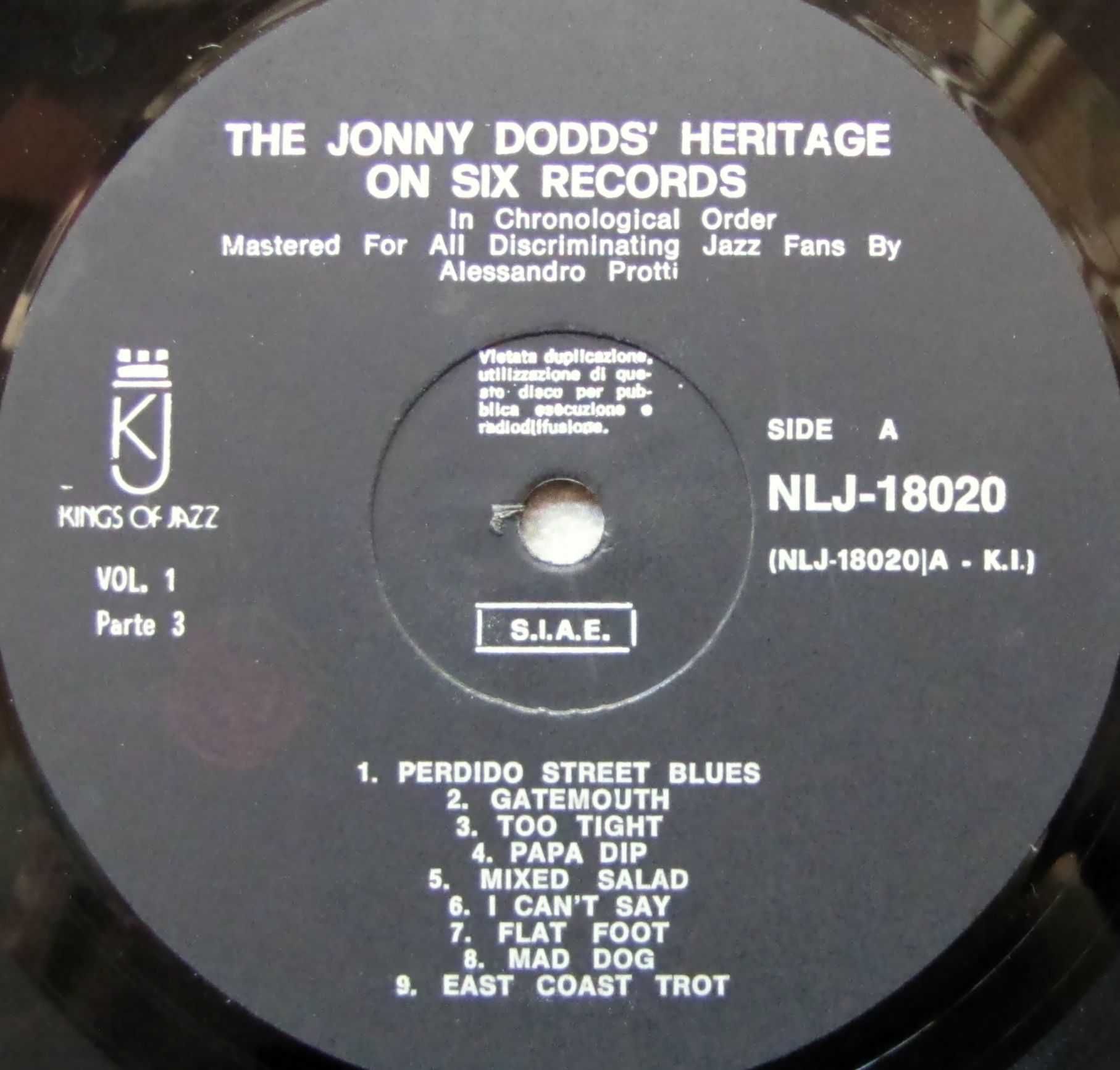 Johnny Dodds - 2 płyty winylowe NLJ 18019/20 # stan bdb