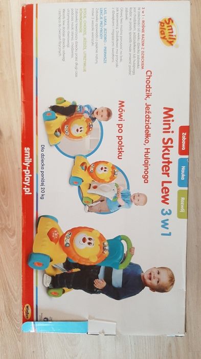 Mini skuter lew 3 w 1 od 12 do 36 m-cy